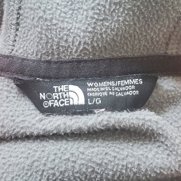 The North Face Gray & Neon Zip Up Hoodie Size Large - Picture 5 of 7